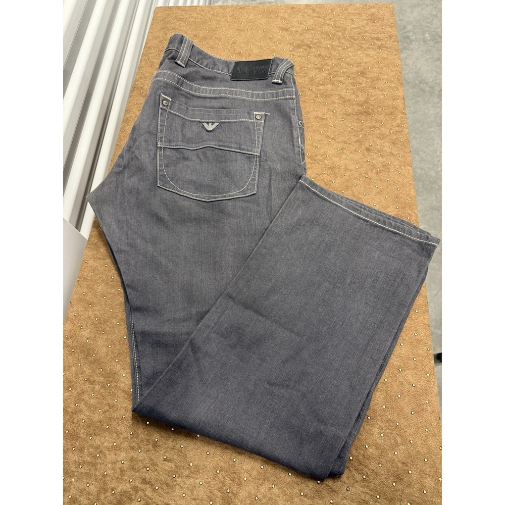 Armani Jeans Men's Slim Straight Jeans in Faded Gray